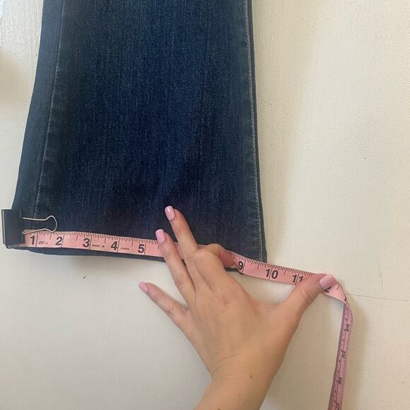 Abercrombie & Fitch Vintage Jeans Womens Size 6 Long Flare Casual Festival Denim - Picture 11 of 12